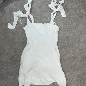 blue rain dress from Francesca‘s